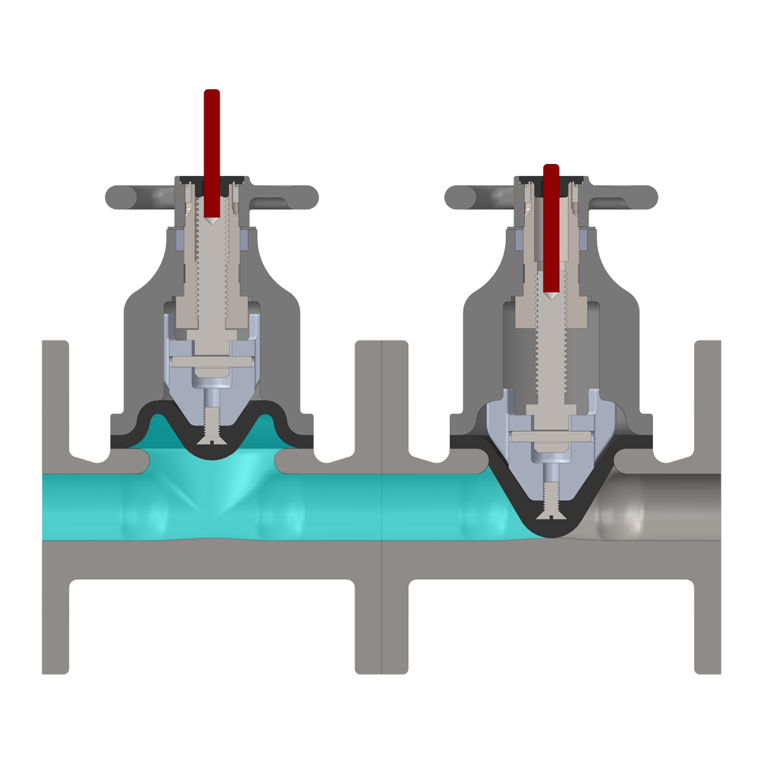 Straight Type Diaphragm Valve (500 Series)