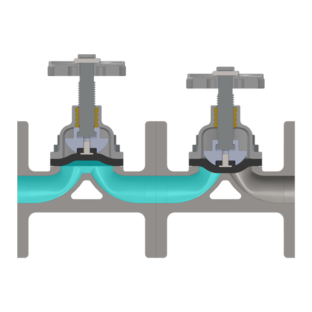 Weir Type Diaphragm Valve (400 Series)