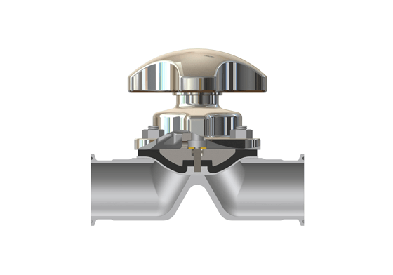 Structure and features of Bio-Clean diaphragm valves