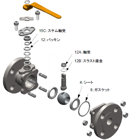 ファイヤーセーフタイプ(F100形)の例